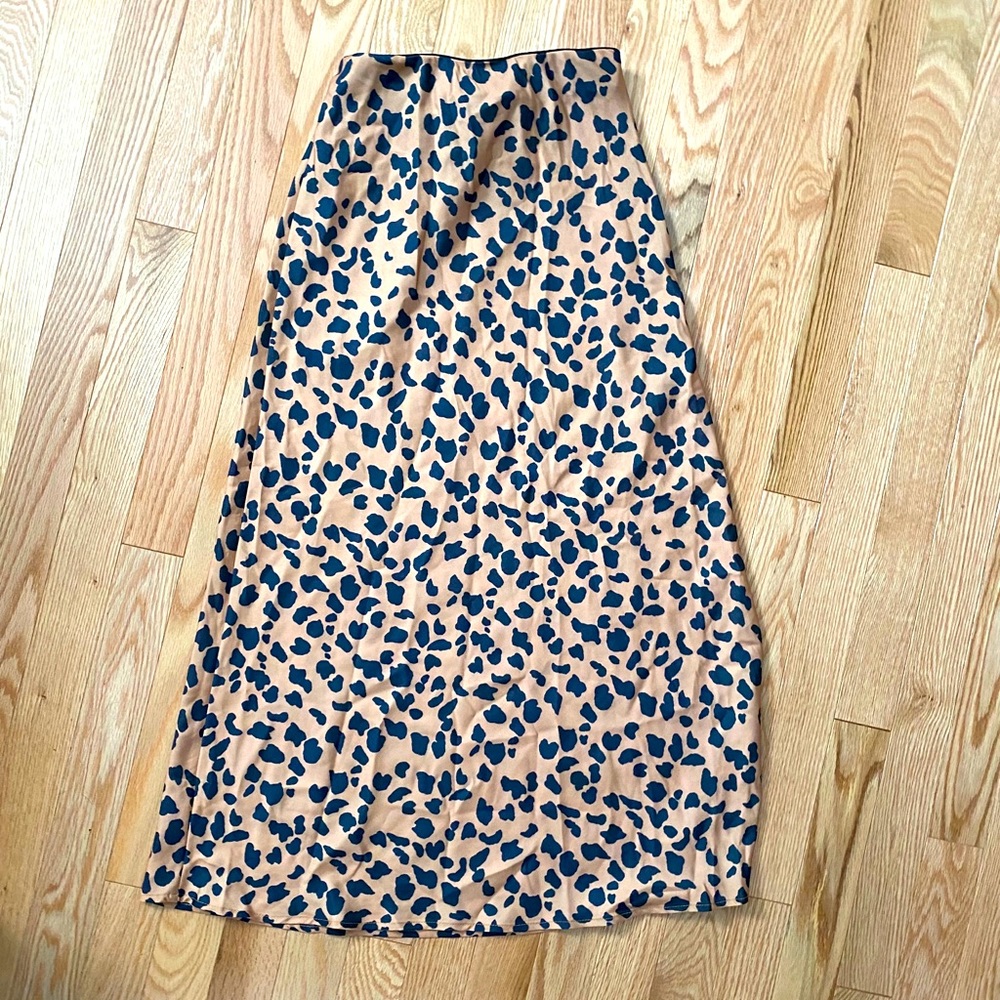 urban outfitters satin skirt